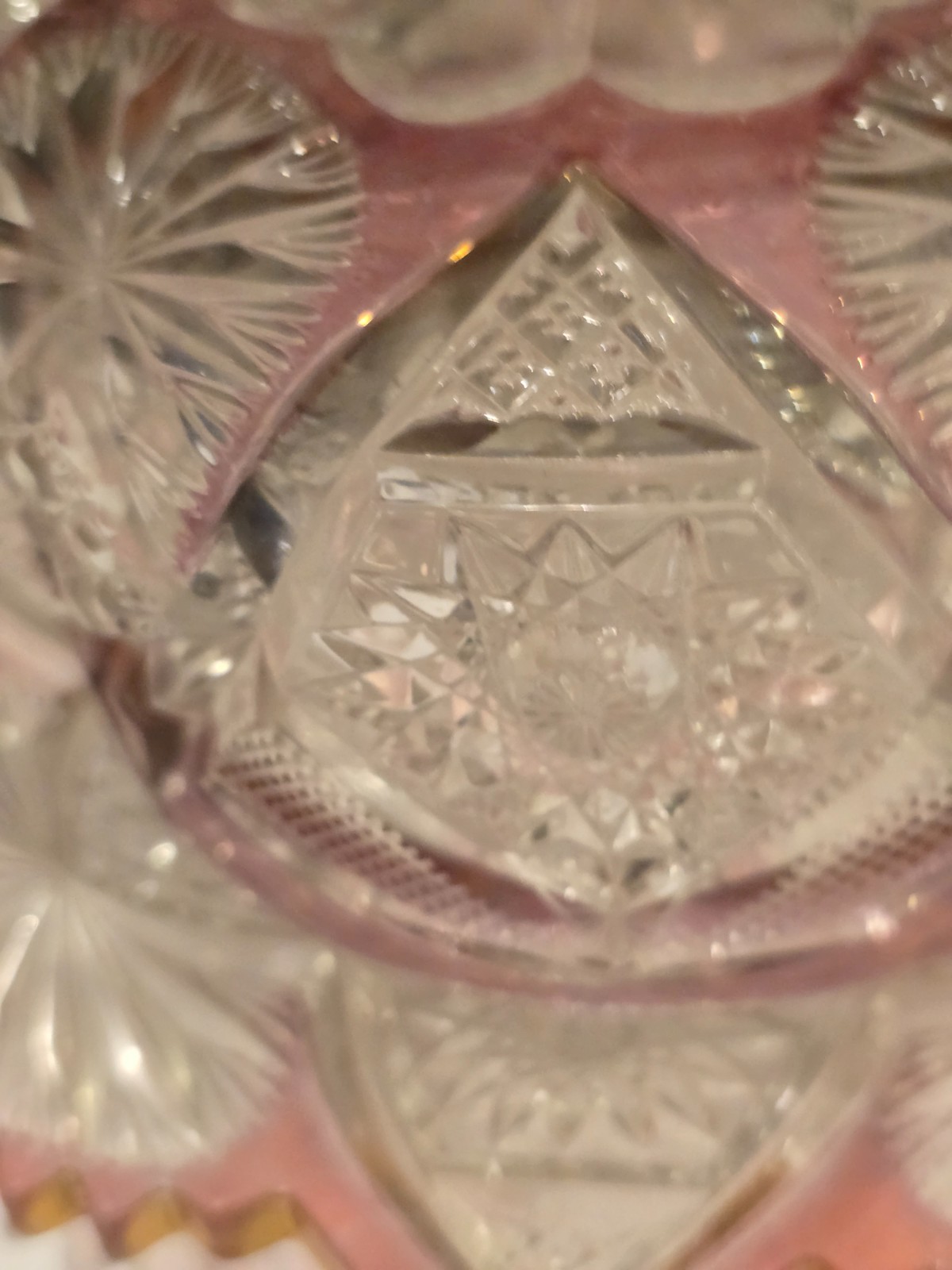1906 EAPG Ruby Stained “Oklahoma” U.S. Glass Regal Round Covered Butter Dish