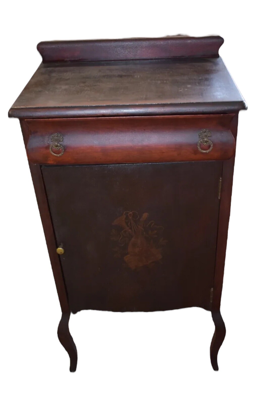Antique Mahogany Music Cabinet