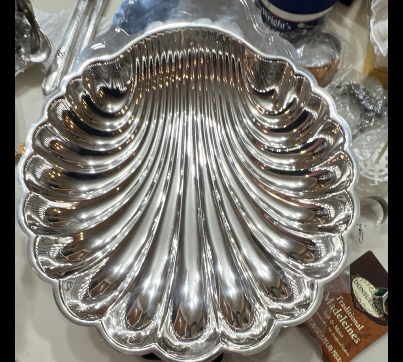 WM Rogers Silverplate Classic Shell Bowl Post-1940 Vintage Decorative Tableware