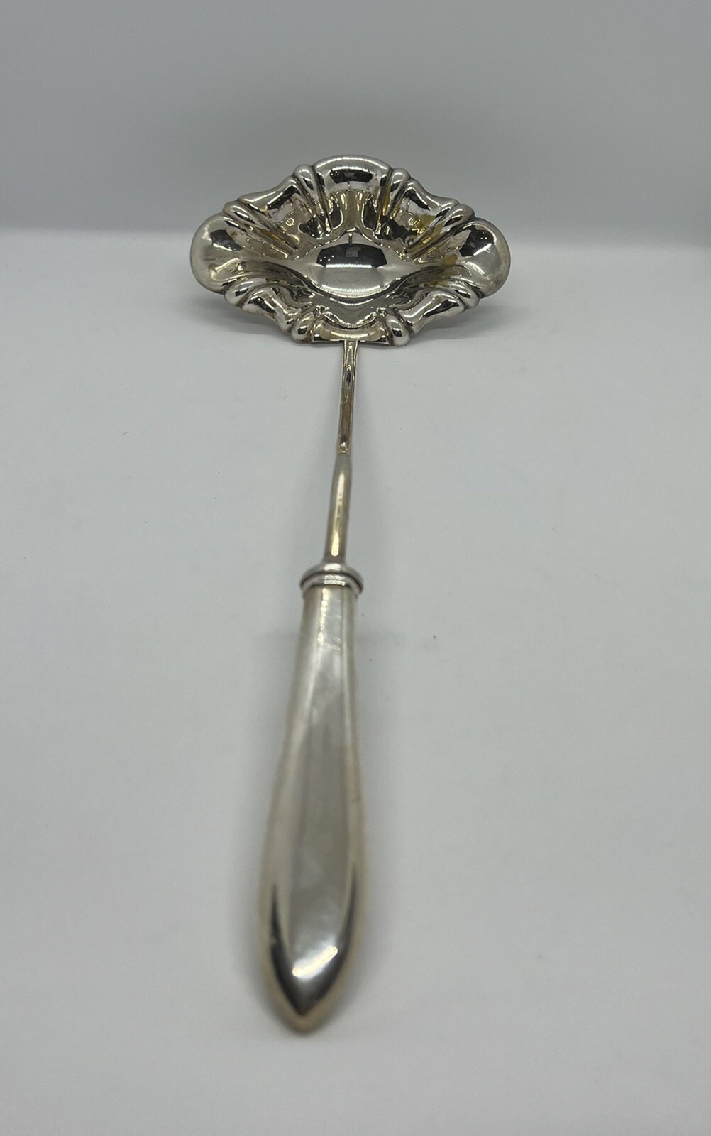 Seashell Vintage Sterling Ladle Spoon 166 grams, Italy
