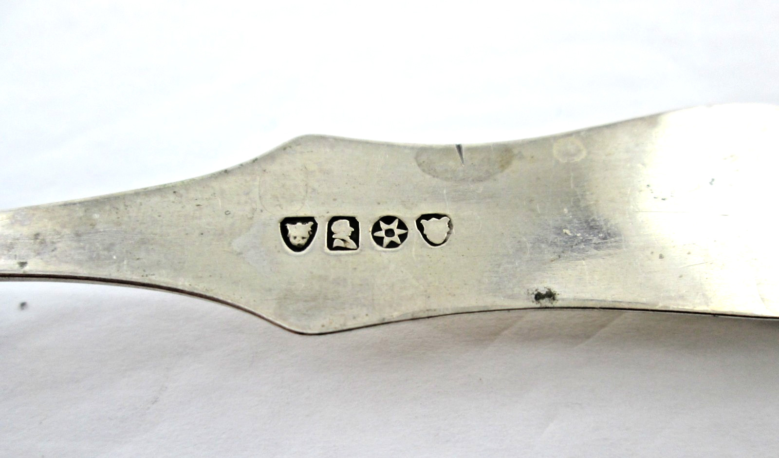 Antique Large Pair 19th C. American AUGUSTUS MATHEY Coin Silver Tongs