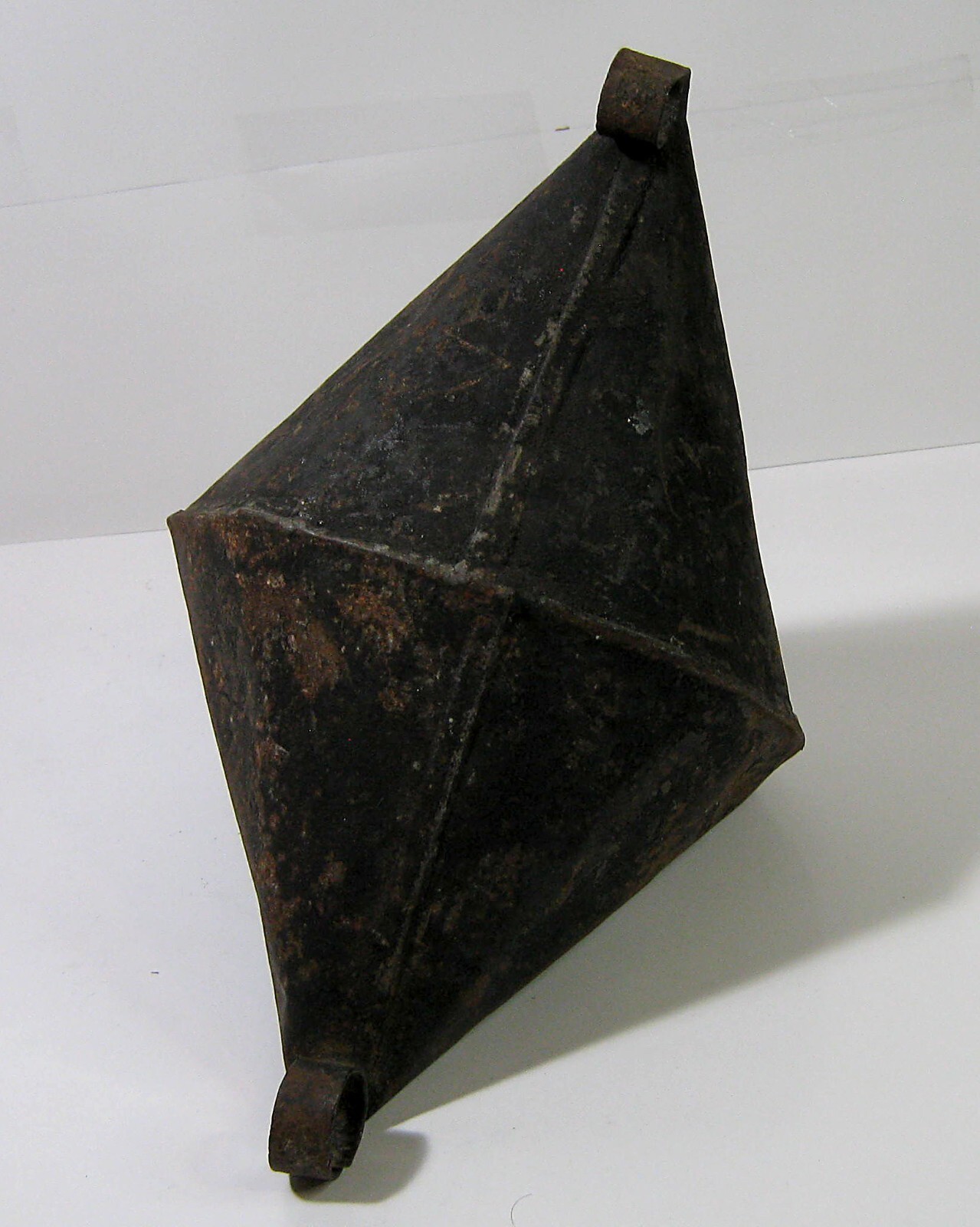 Antique Large Metal Welded Float Buoy Bobber Netting Fishing Collectible