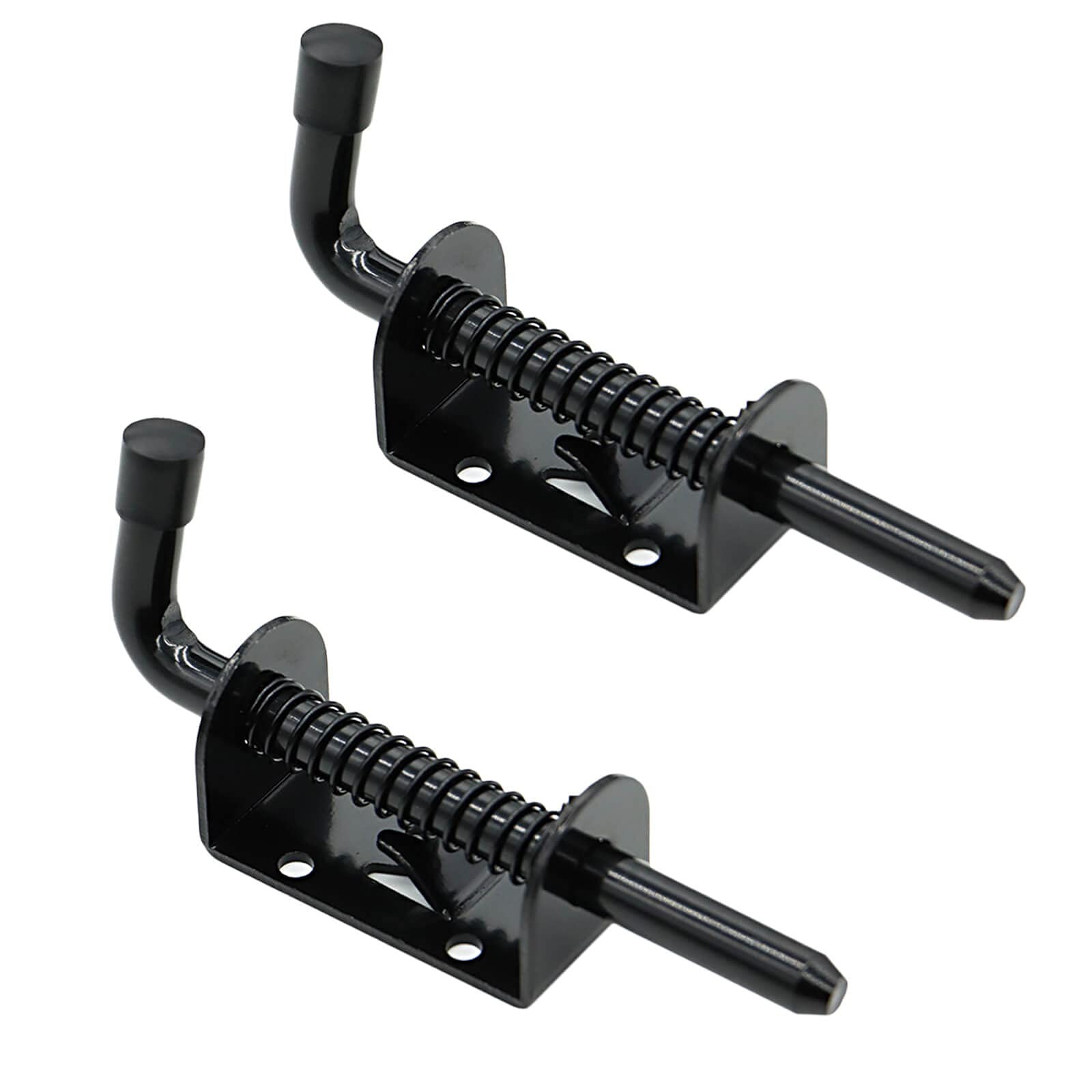 2 Packs 5 Inch Spring Loaded Barrel Bolt Latch Pin, Heavy 9.525mm x 113.975mm