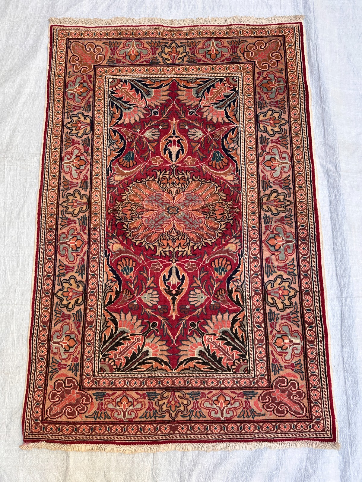 COLLECTORS’ ITEM Vintage Natural Vegetable Dye Kaisary Turkish Carpet