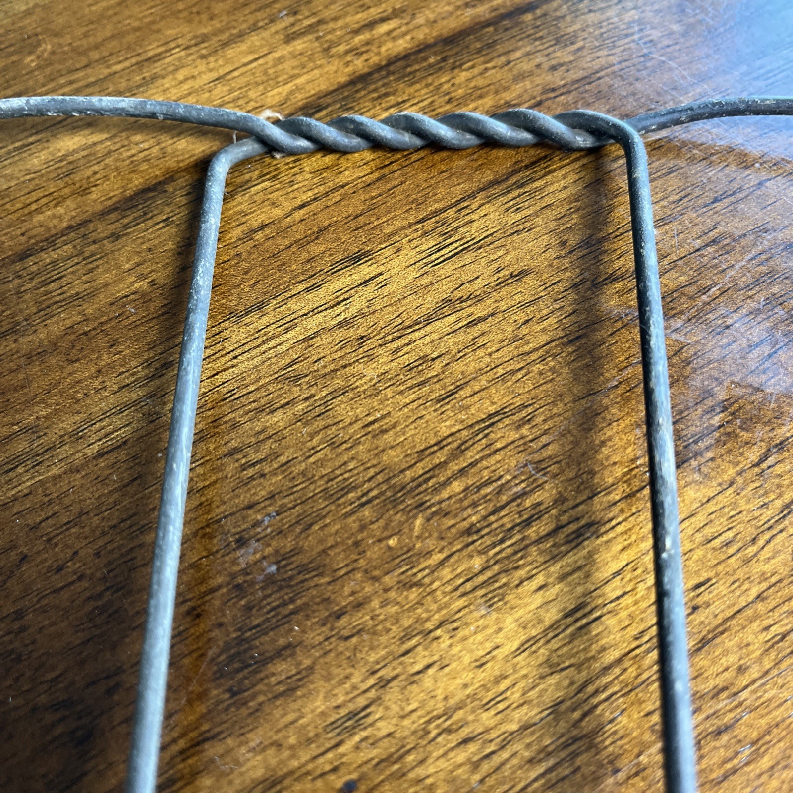 Antique Wire Rug Beater Primitive Cleaner 25″ Farmhouse Country Decor Americana
