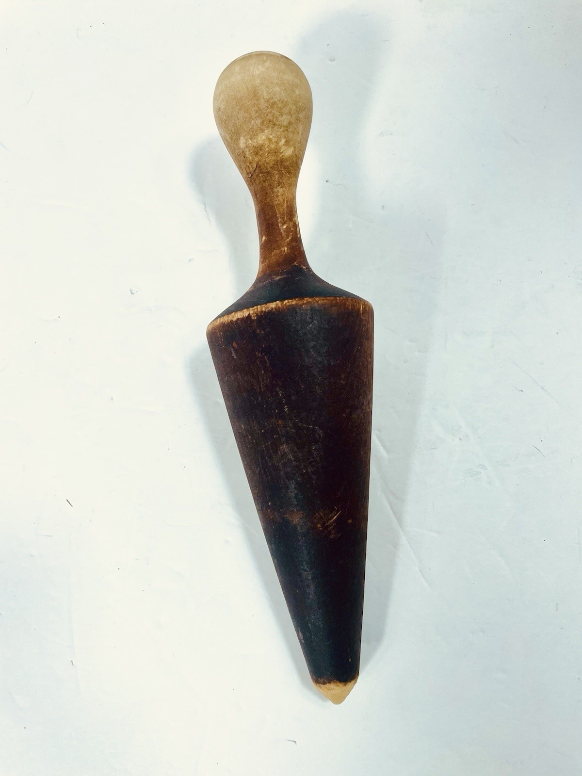 Vintage MCM Mid Century 11″ Wooden Pestle Cone Shaped Food Mill Masher Canning