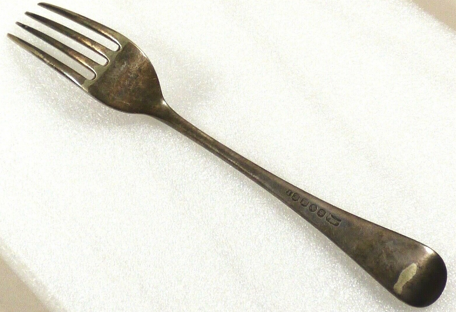 Antique silver electroplate dinner forks tipped pattern James Dixon & Sons 1920