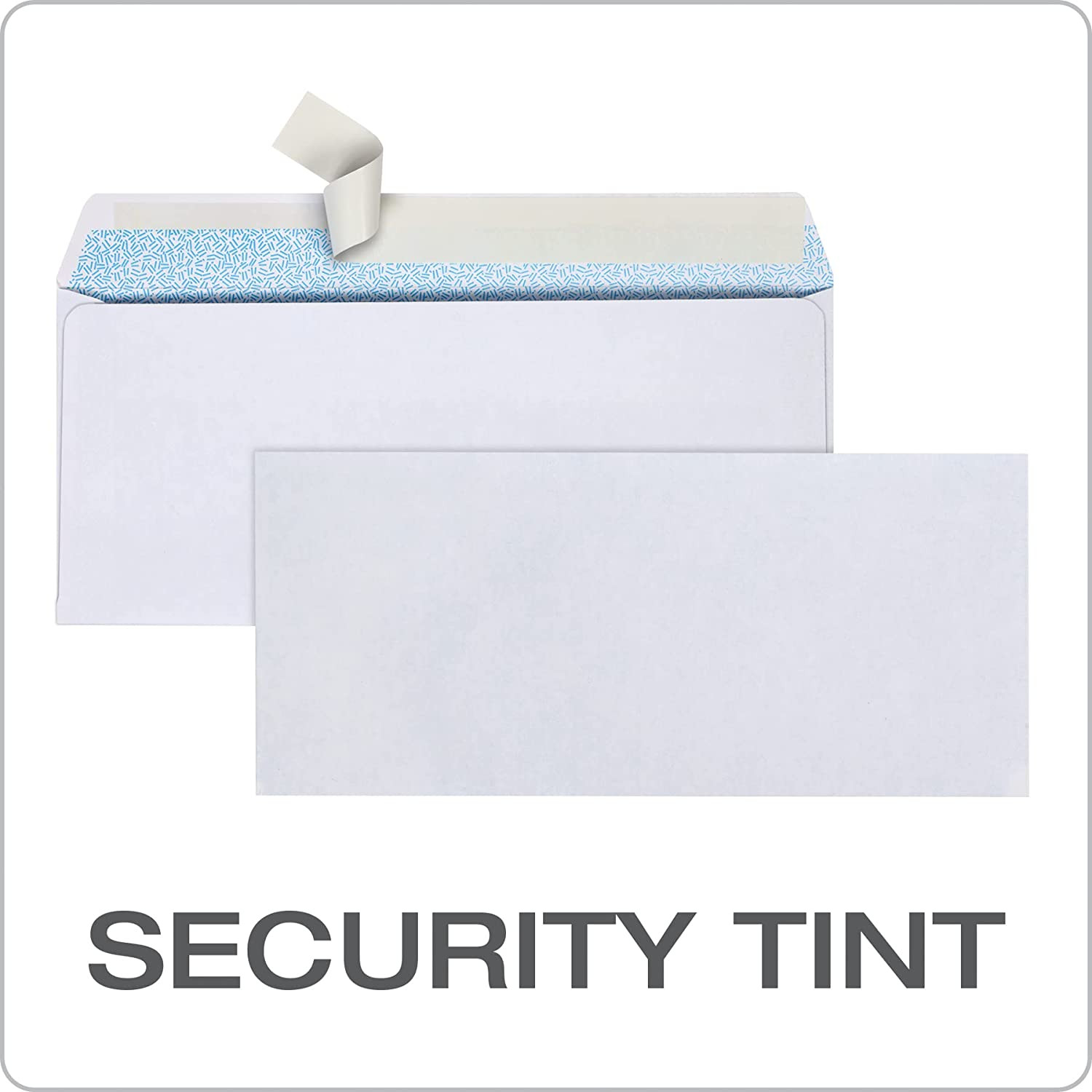 #10 Security Envelopes, 500/Box, No Window, 4-1/8 X 9-1/2 Inches, Release & Seal