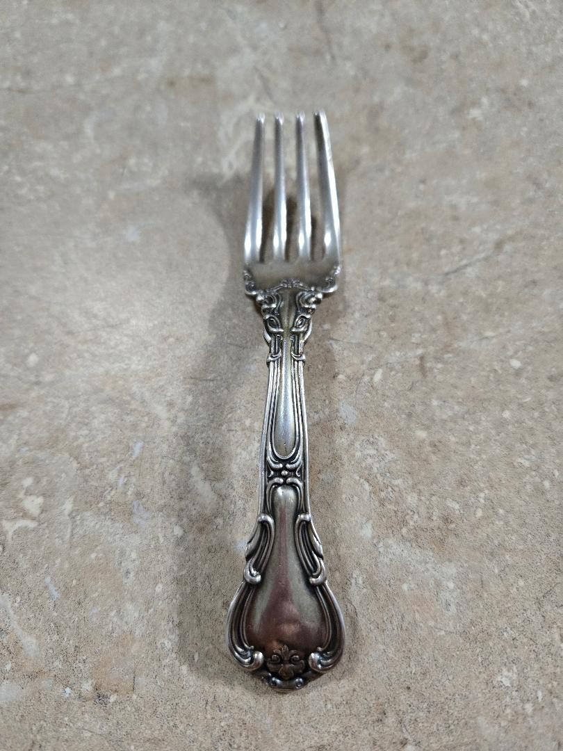 Gorham Sterling Silver Chantilly Pattern Baby Fork 25.8 Gr. No Monogram