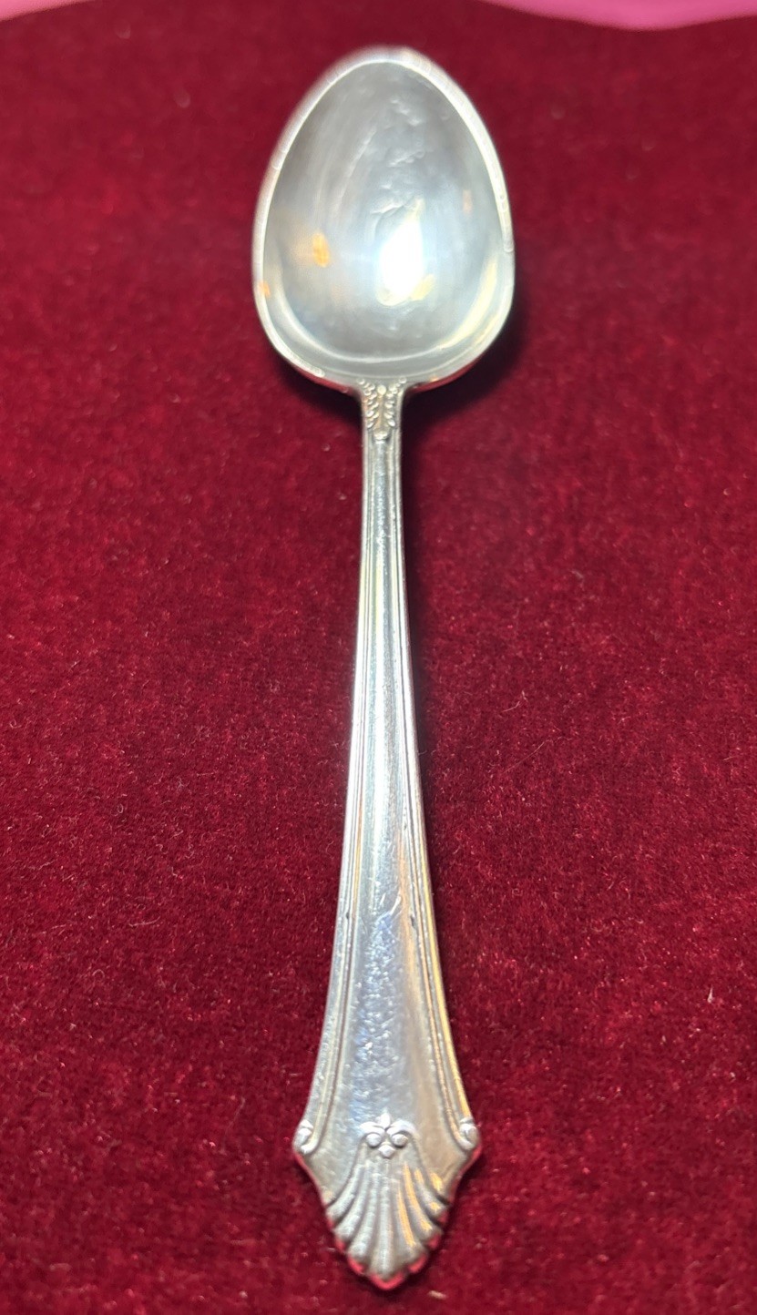 EDGEMONT Teaspoon by Gorham Sterling Silver, 5 3/4 Inches, No Mono. 27.2 grams