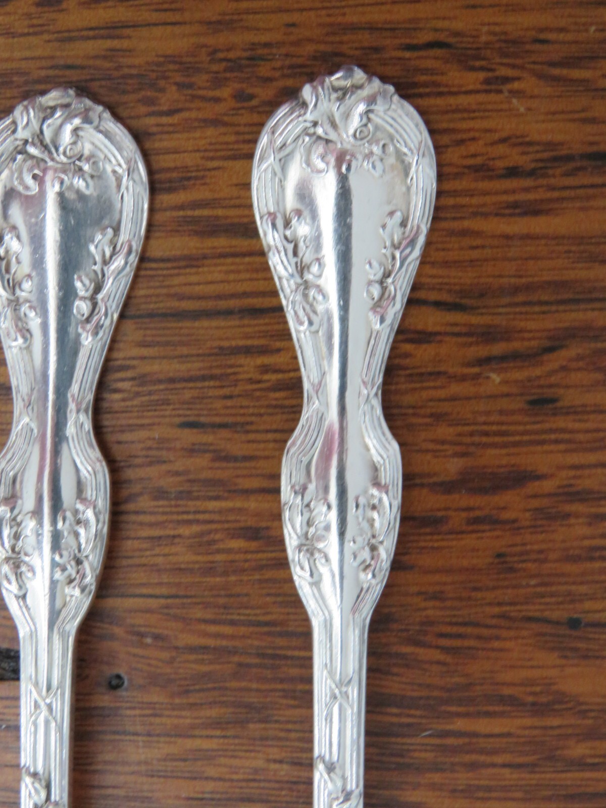 Antique Salad Pie Dessert Forks Silverplate Royal Oak 1906 E.H.H. Smith Set of 6