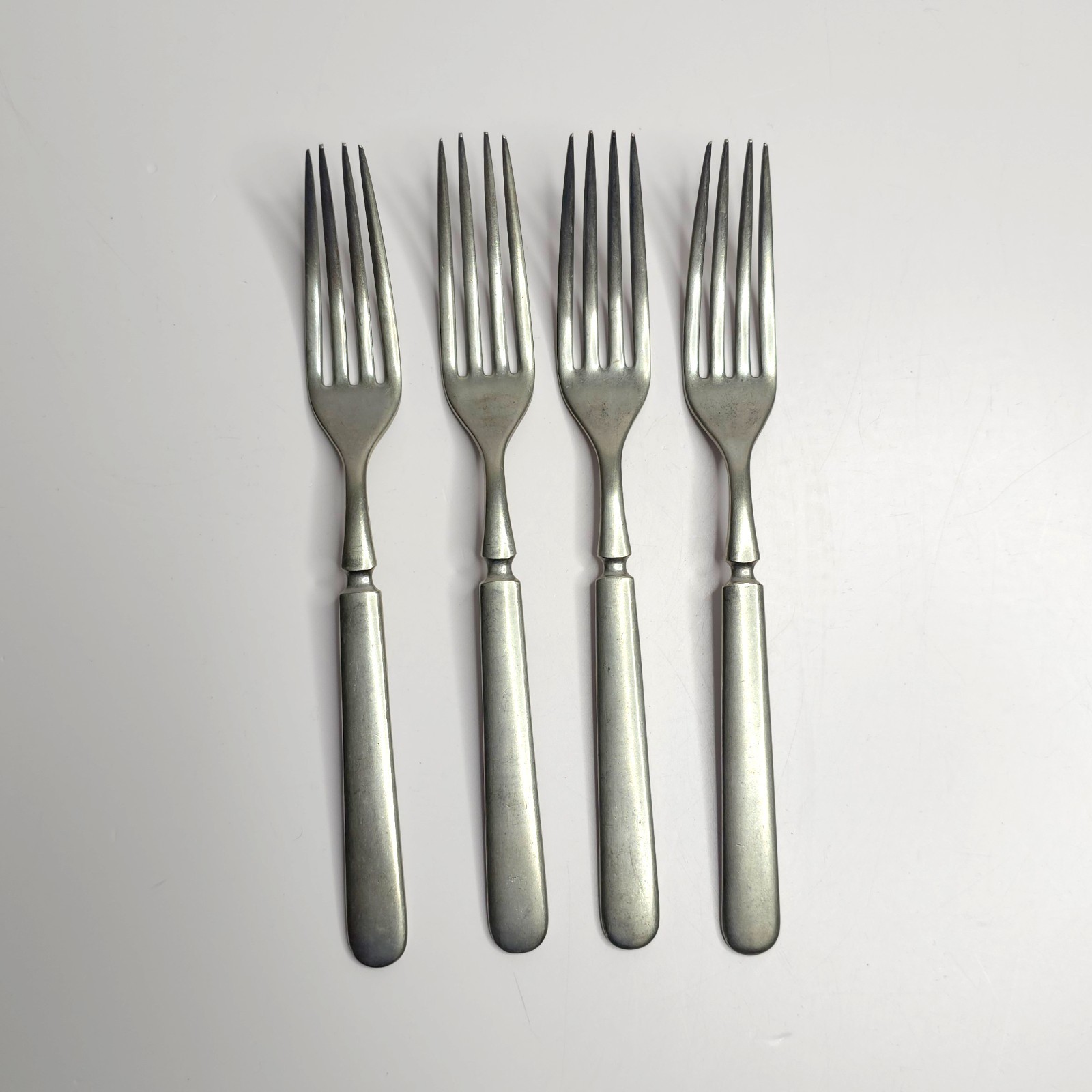 4 Pieces of Vintage H.S.B. & Co. Dinner Forks 7.5″ Vtg HSB Flatware