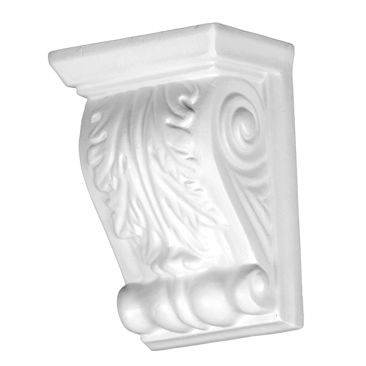 Decorative White Urethane Corner Wall Mount Finish Renovators Supply