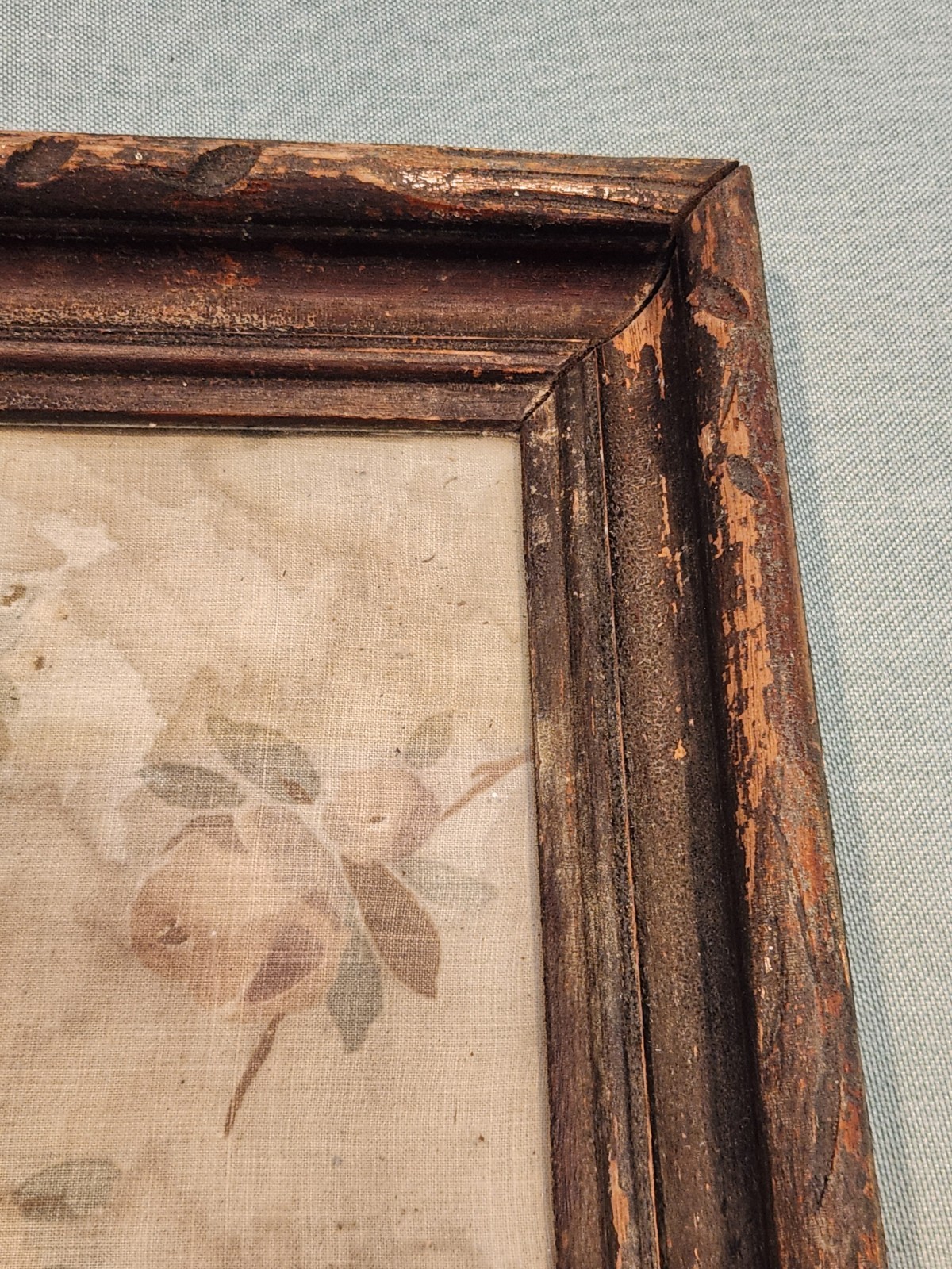 Antique Vintage Solid Wood Picture Frame for 10″ X 13″ Overall 13″ X 16.5″