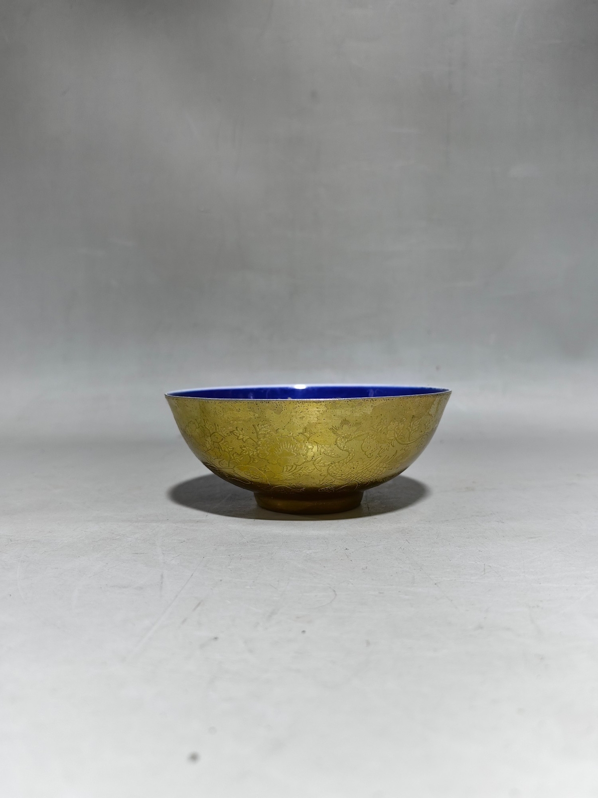 4.92“ Old Chinese the Ming dynasty Doucai Peacock pattern bowl