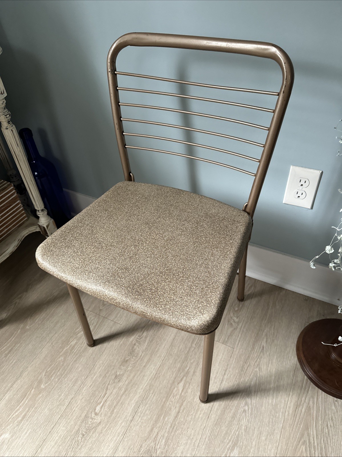 COSCO Fashionfold Folding Metal Steel Patio Kitchen Chair RV Trailer VTG 50s MCM