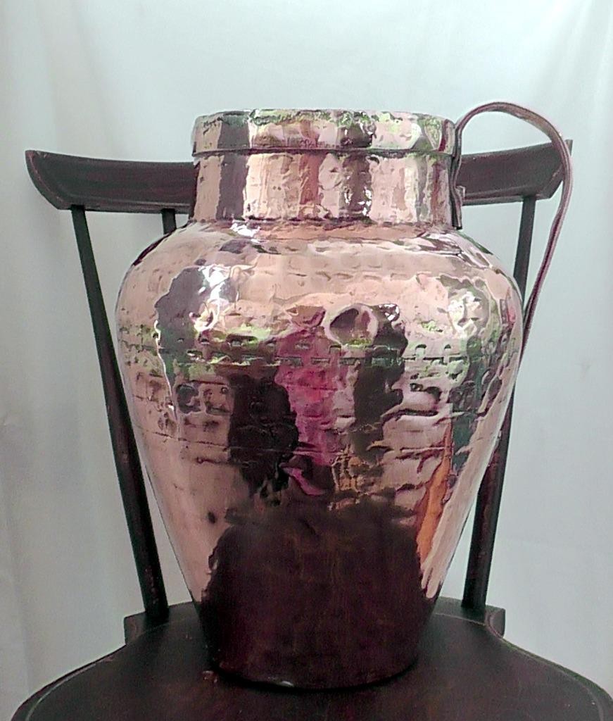 Large Arts & Crafts Copper Jug 32cm Tall