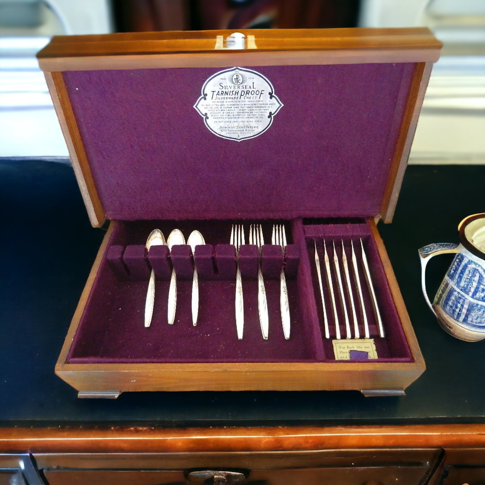 Vtg Enchantment Gentle Rose Silverware by Oneida Silver Plate Community Silver