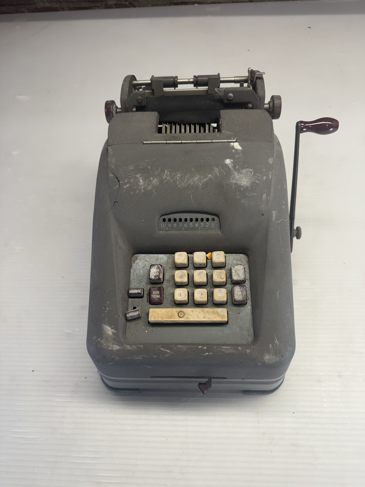 Vintage Adding Machine Manual Remington Rand 10 Key For Restoration