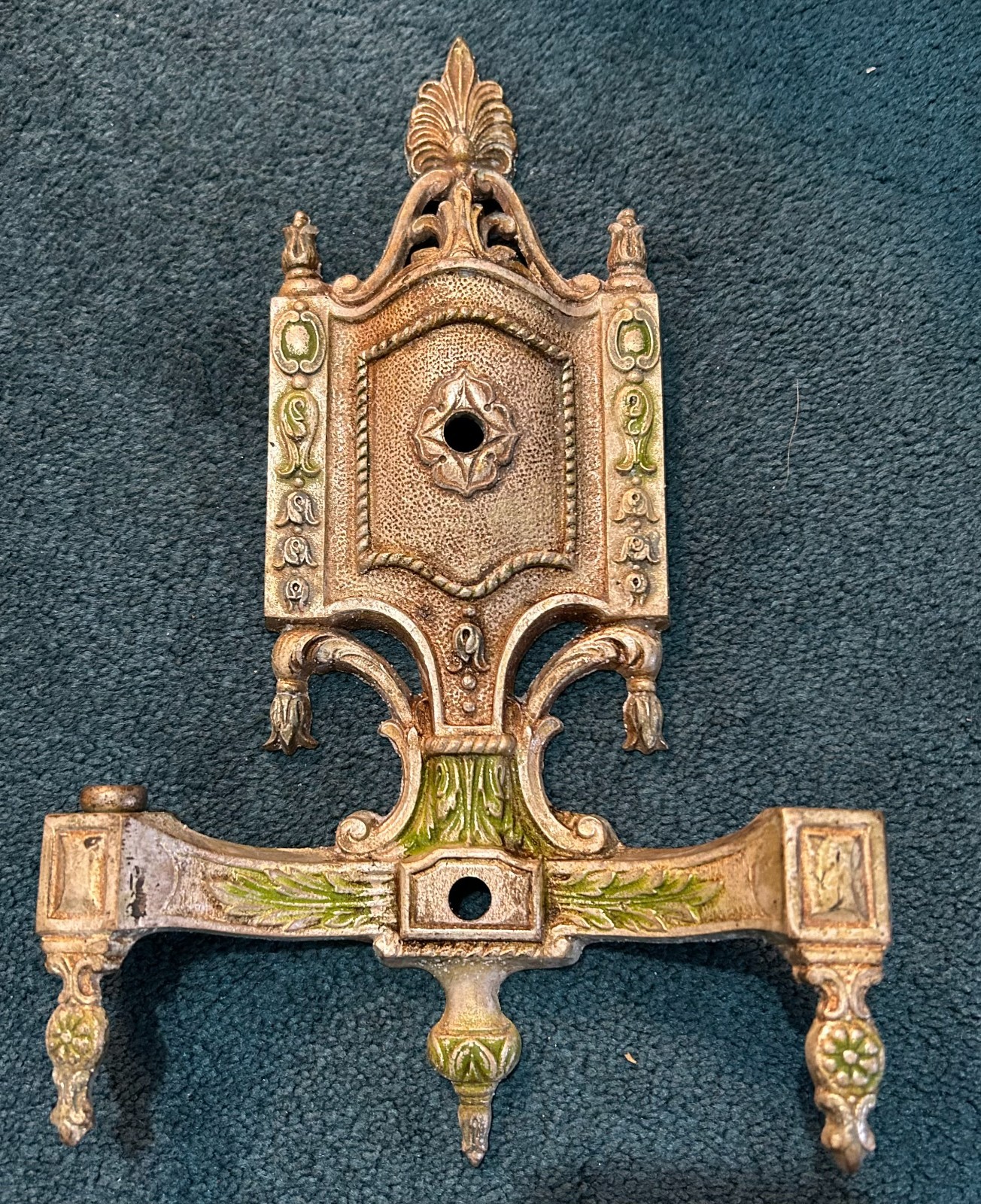 Antique Wall Sconce Double Arm Art Nouveau / Art Deco