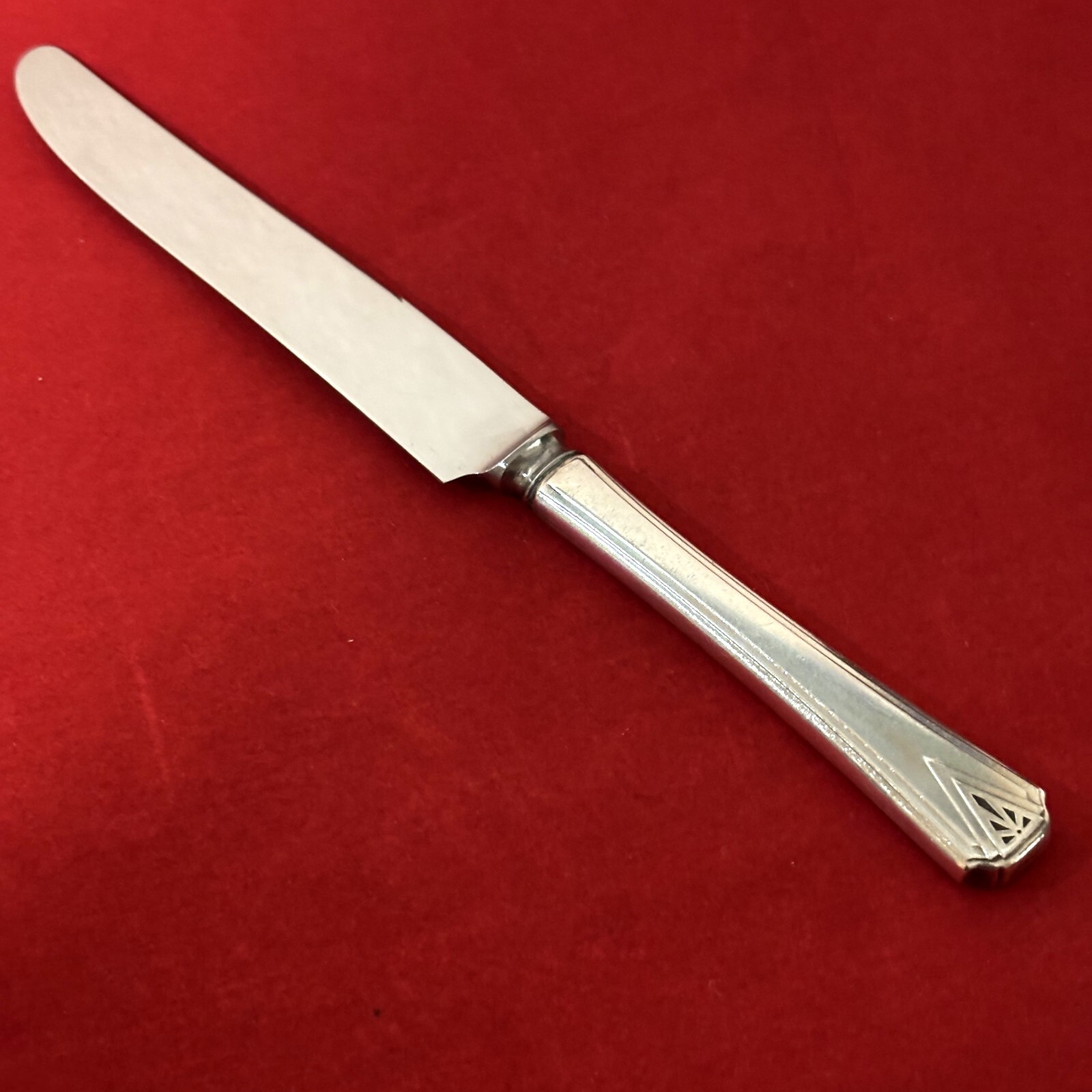 5 pc Oneida Community DEAUVILLE Silverplate Knife Dinner Forks Teapoons Vtg 1929