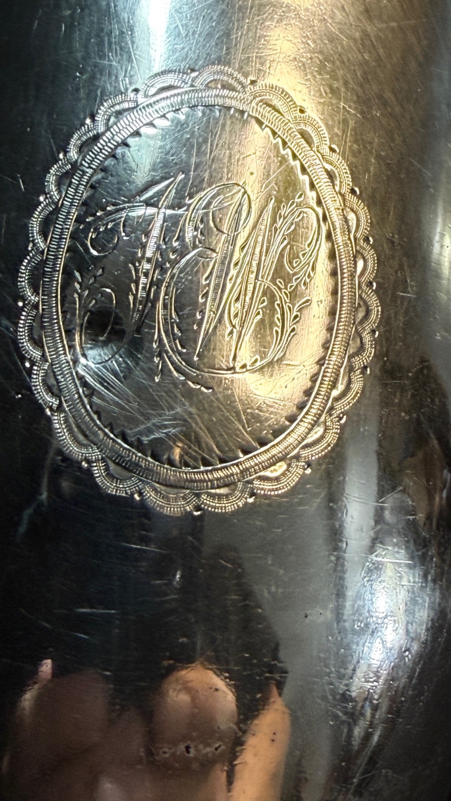 American 18th Century Coin Silver Helmet Cream Jug Circa 1786