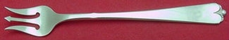 Lotus By Watson-Wallace Sterling Silver Cocktail Fork w/ Spear 5 3/4″