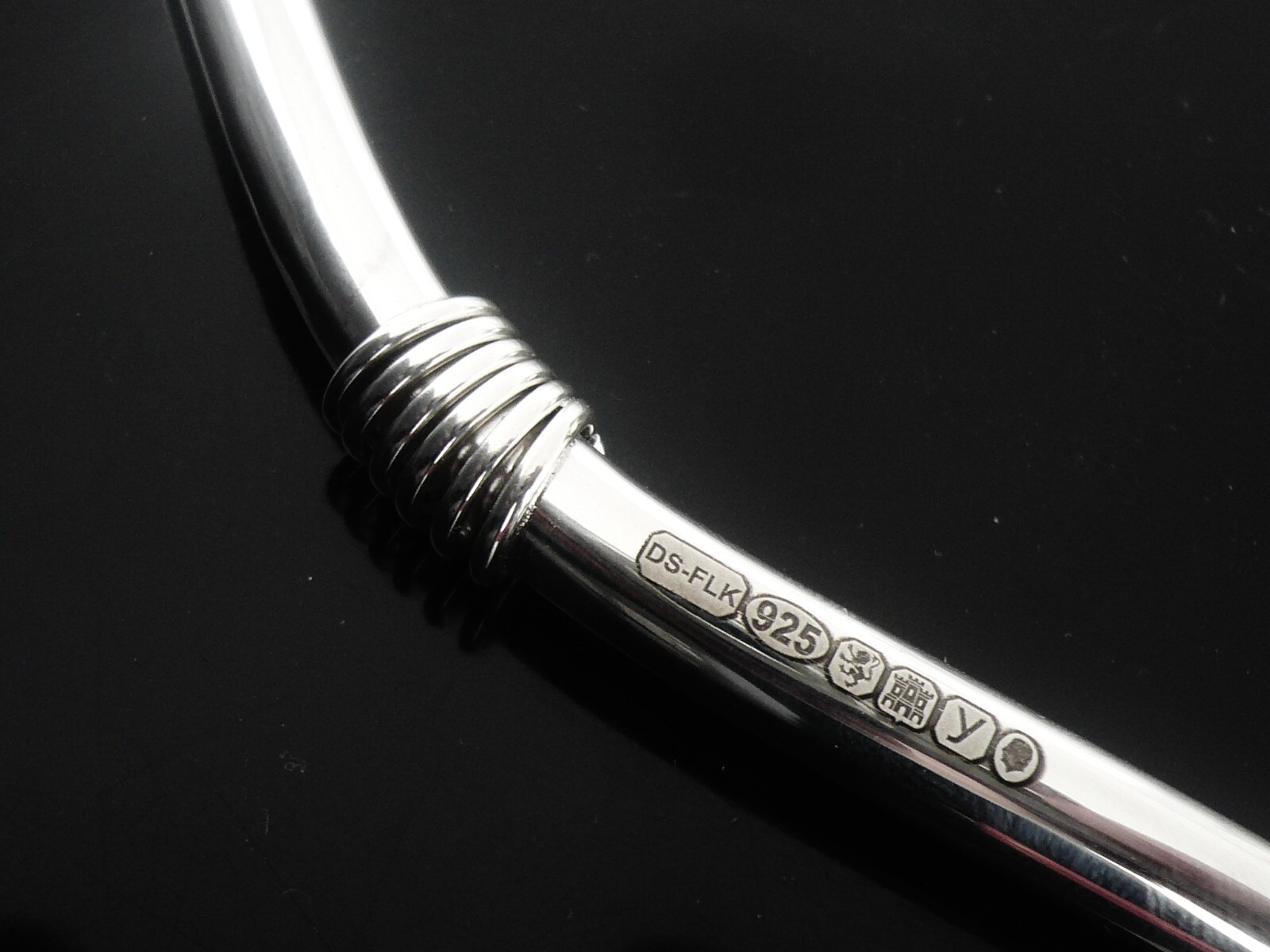 NEW Sterling Silver Drinking Straw Cased, Scottish Hallmarked, King Charles Mark