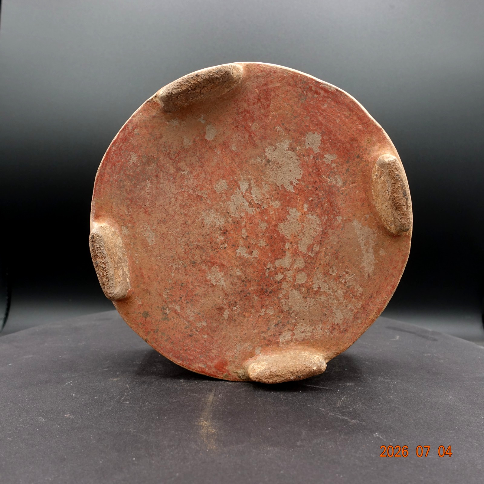 Pre-Columbian Authentic Artifact Ceramic Pottery Poly-Chrome Maya Parrot Bowl