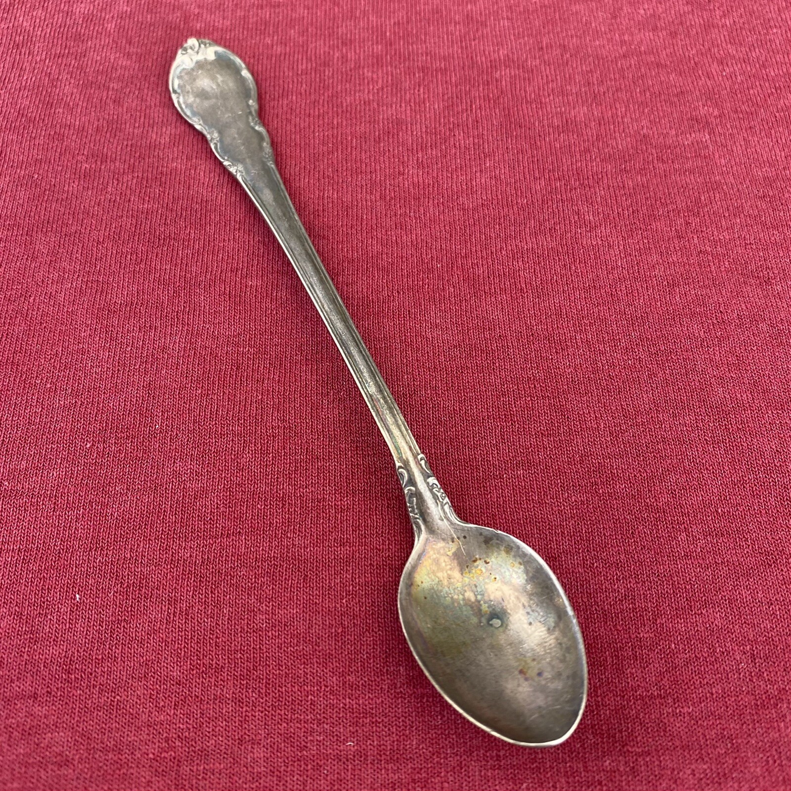 💎RARE💎 Antique 1941 Lunt Modern Victorian Teaspoon Sterling Silver Spoon .925