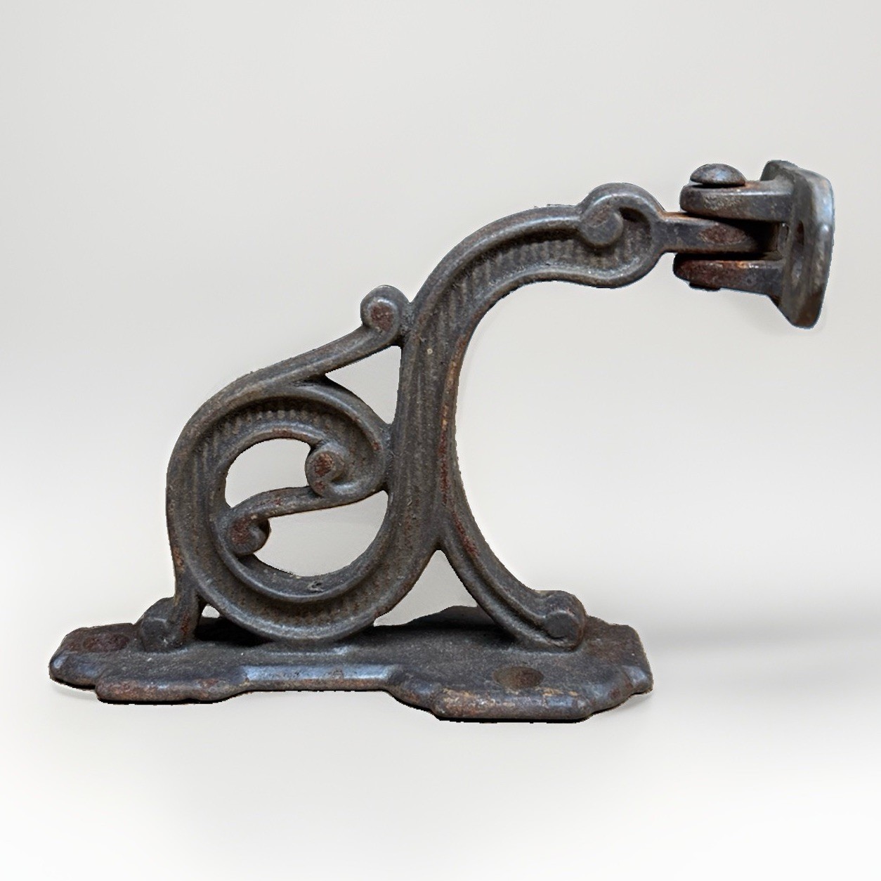 Antique Railing Bracket Shelf Support Knee Brace Plant Hanger Cast Iron Vintage