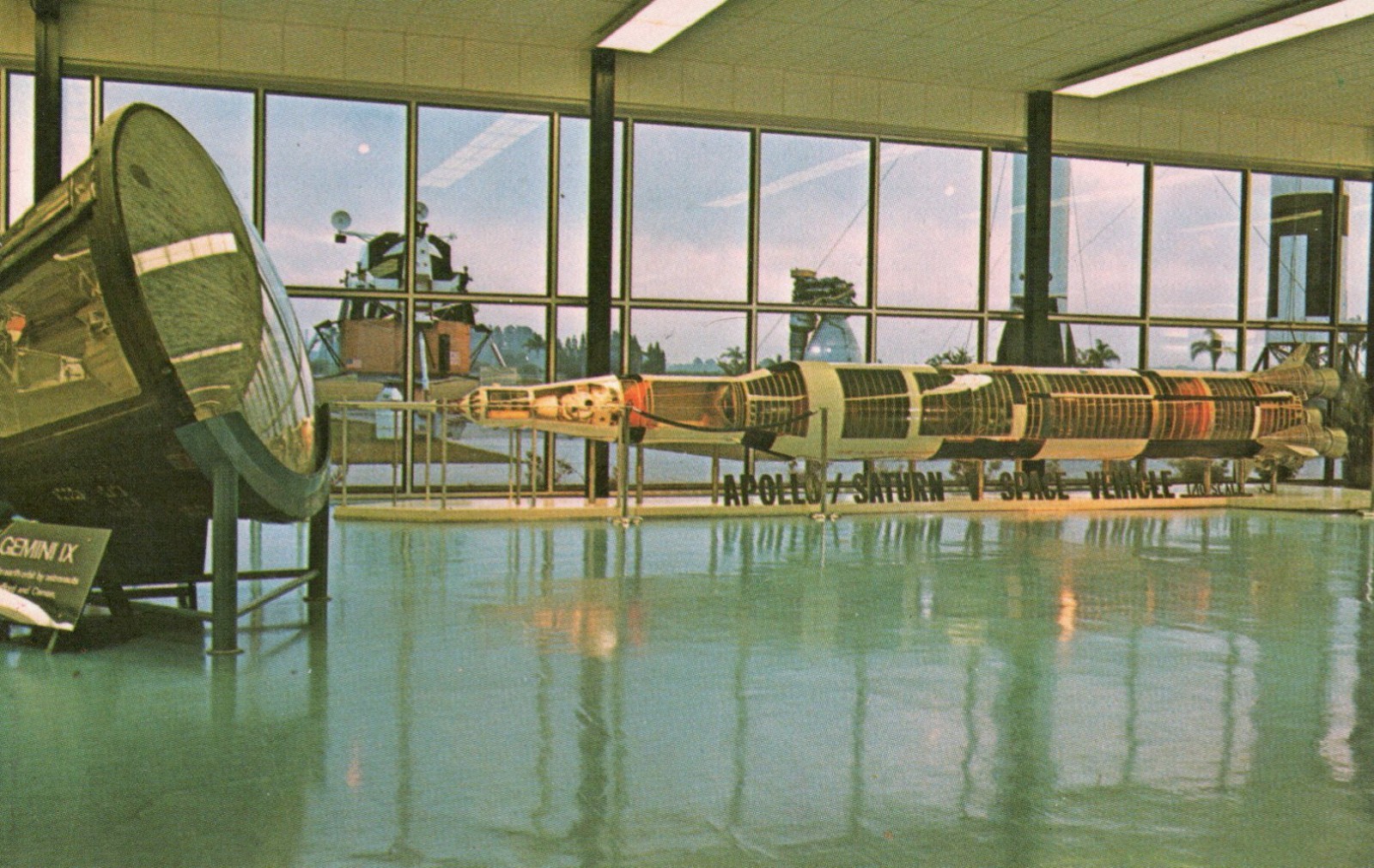 Vintage Postcard John F Kennedy Space Center N A S A
