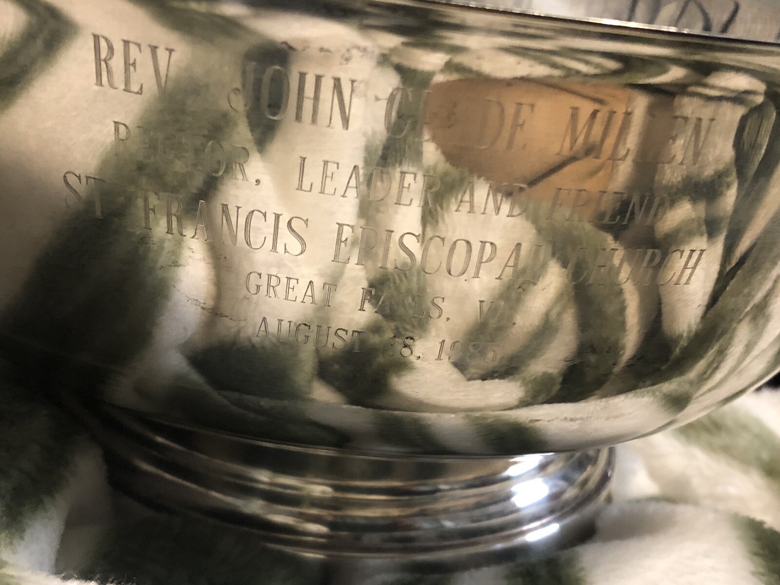 VTG Gorham Silver Platter And Silver Bowl YC781 YC2025
