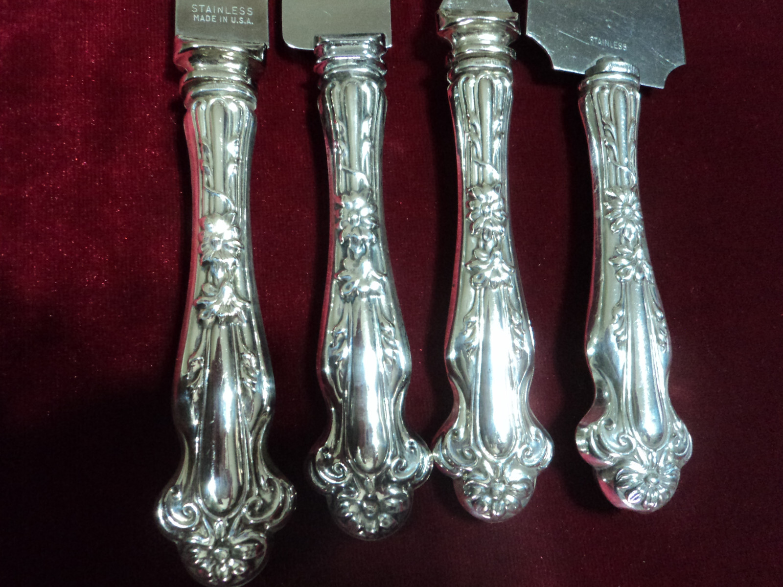 Sterling Silver Flatware 4 Pc Hostess Set Blackinton & Co DAISY