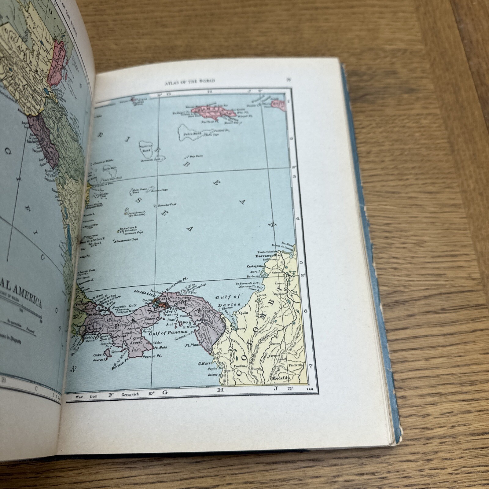 Hammond’s Pictorial Ready Reference Atlas and Gazetteer 1938 Illustrated Maps