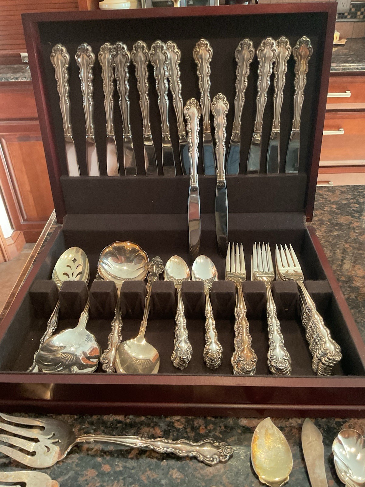 67 piece~Oneida Community Silverplate~Beethoven~Vintage Flatware~in Box