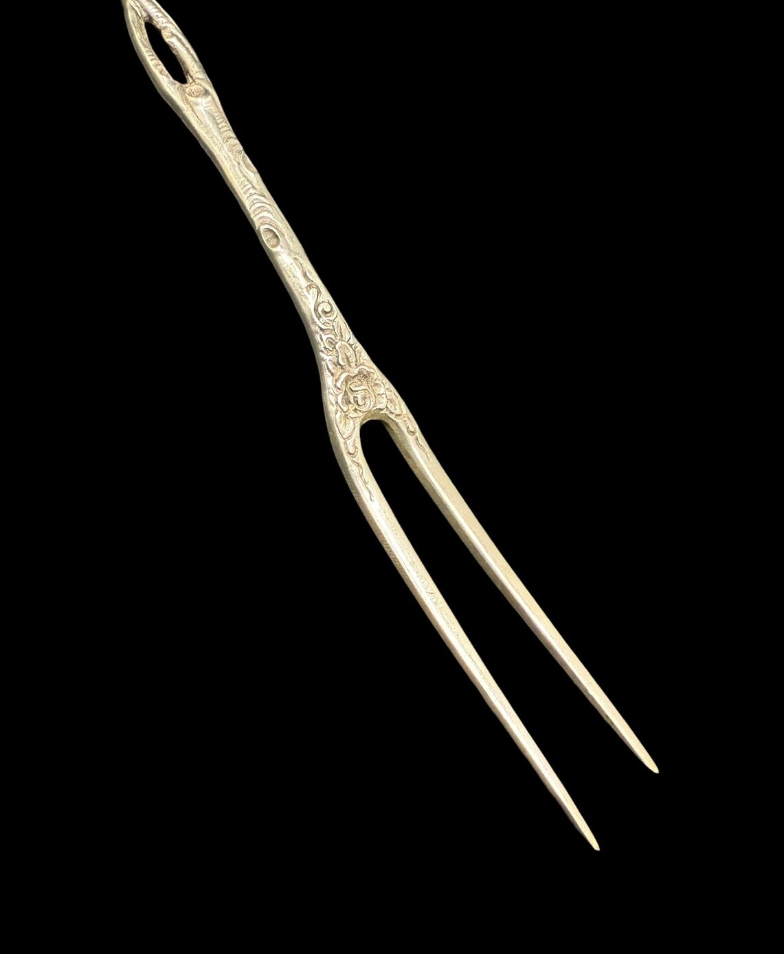 Christopher Bach Hildesheim Rose 835 Silver Cocktail Fork Art Nouveau Germany