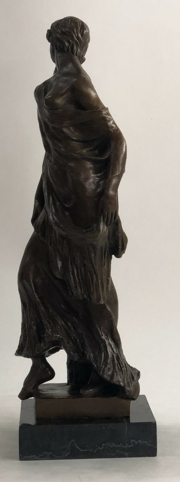 Actress 100% Solid Bronze Statue Dancer Nude Jazz Singer Classic Art Deco Deal