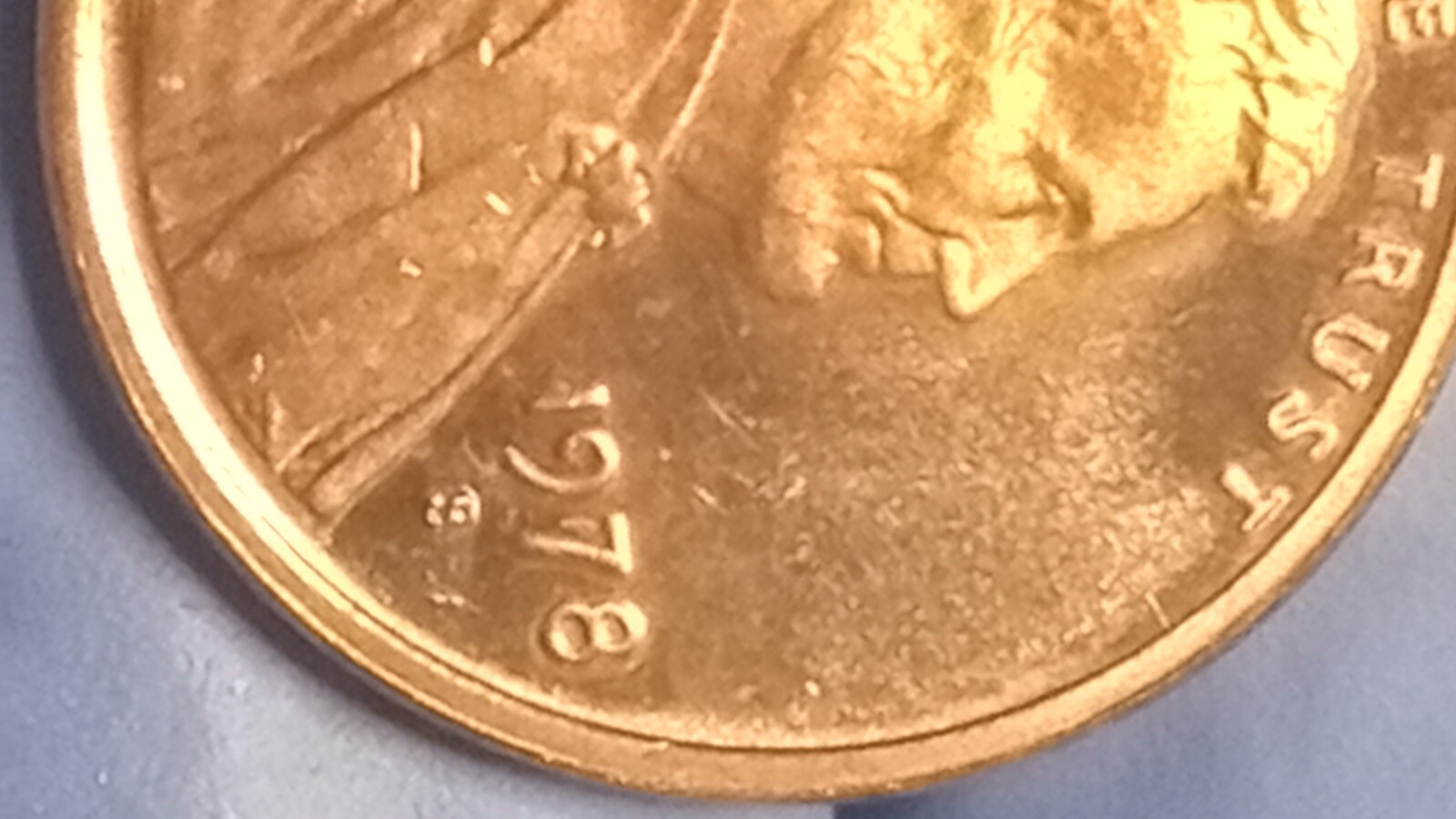 1978-S Lincoln Cent , Uncirculated (Red), Machine Doubling Both Sides
