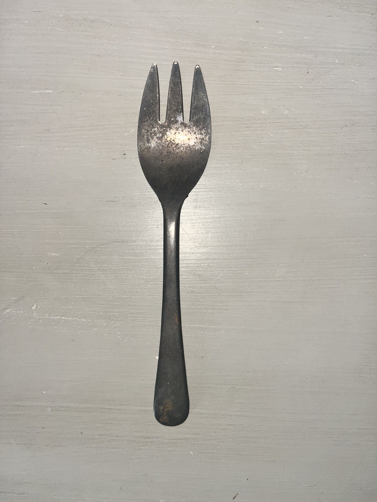 Vintage Silver Plated Sheffield England Cocktail Seafood Fork Small 5″