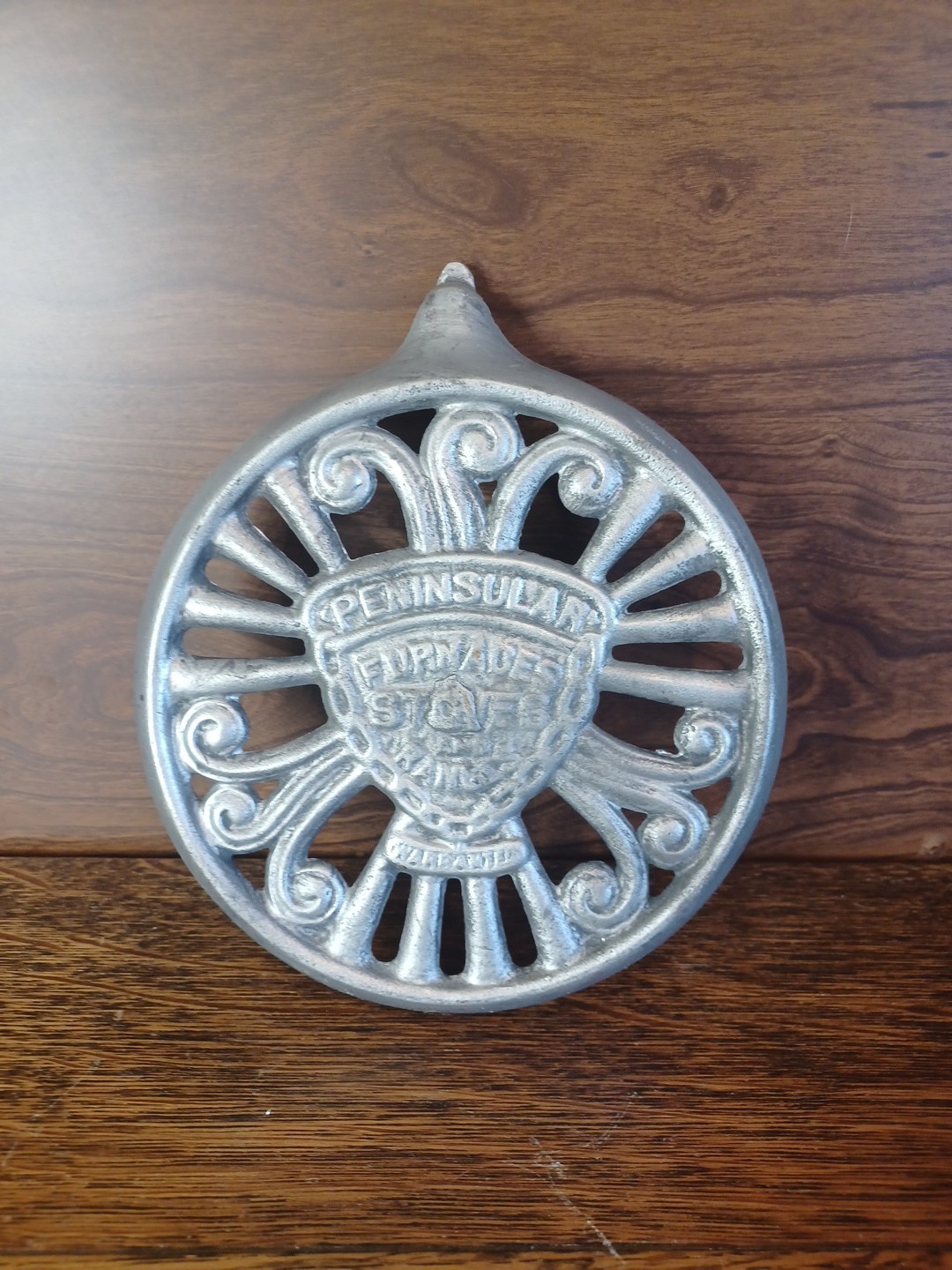 Ant. PENINSULAR FURNAOES STOVES AND RANGES WARRANTE MID 1800-1900’S Cover Plate