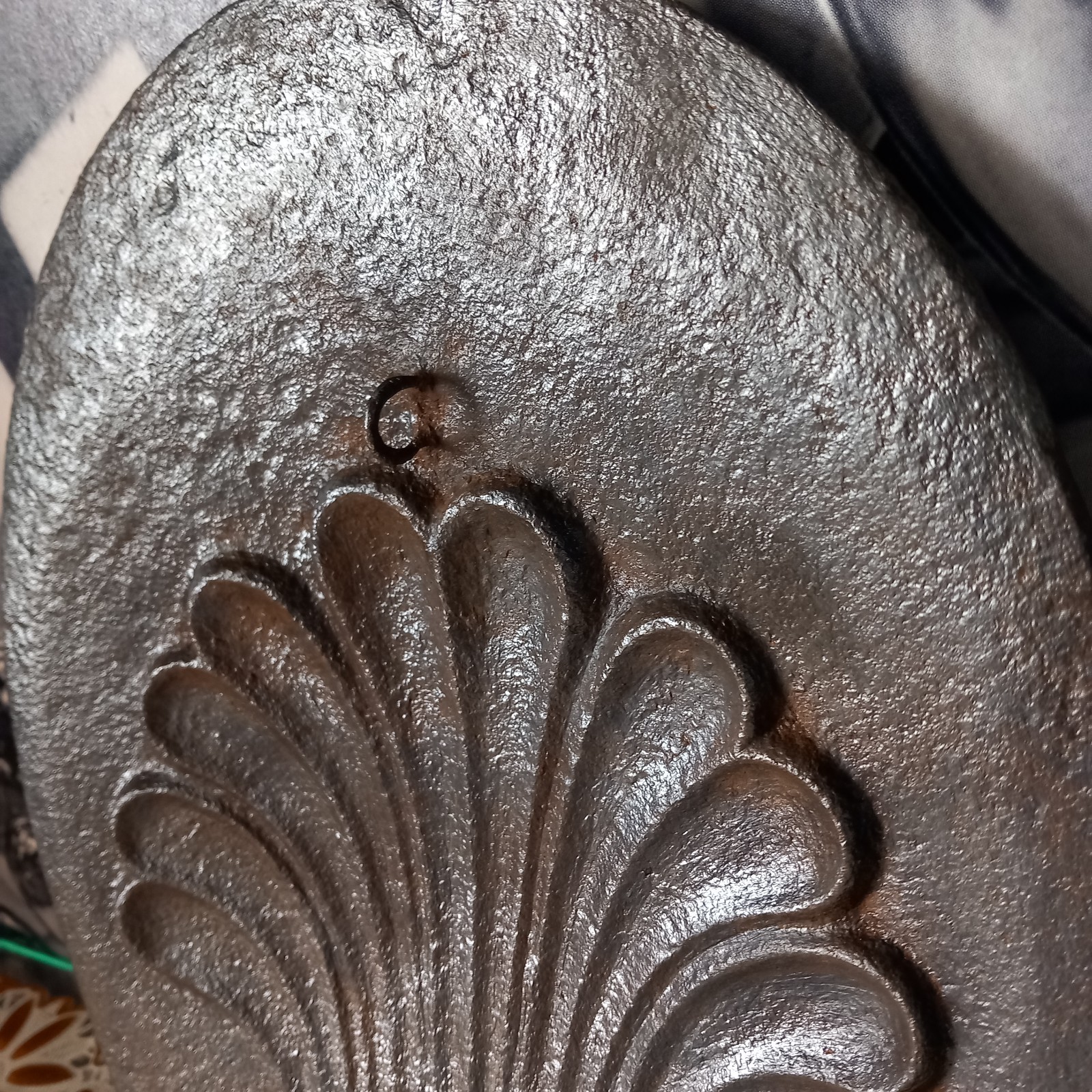Antique Victorian Fireplace Cast Insert Cleaned Very Rare 27cm X 22.5cm