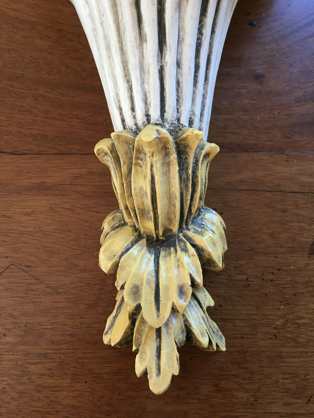ORNATE CORBEL WALL MOUNT SCONCE BRACKET PLATE SHELF