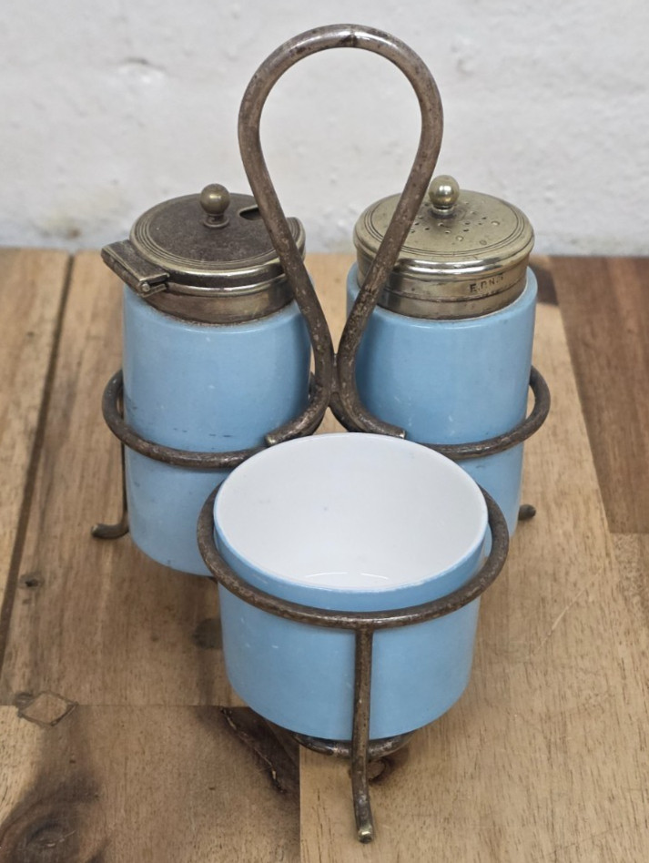 Royal Albert Crown China Condiment Set