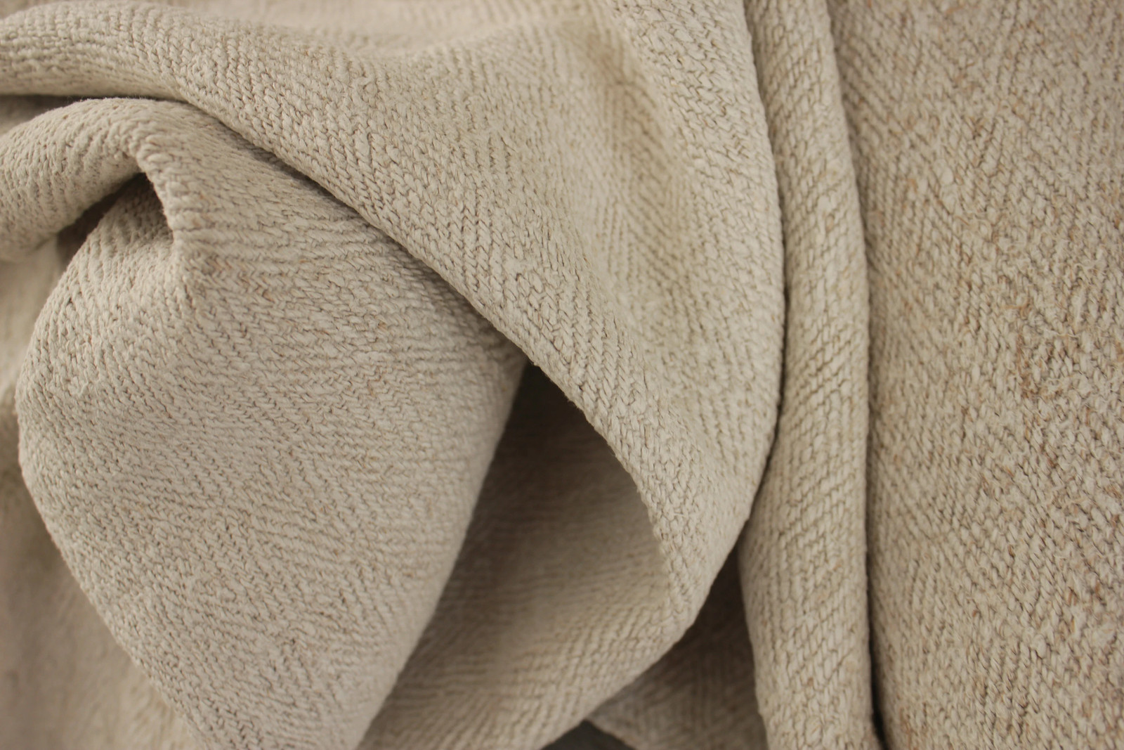 Linen fabric Antique complex weave bolt homespun linen hemp roll material for u