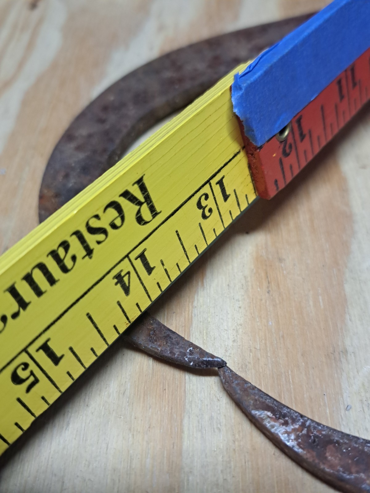 Antique Primitive Rustic Ice Block Log Tongs 14 inches Vintage Display