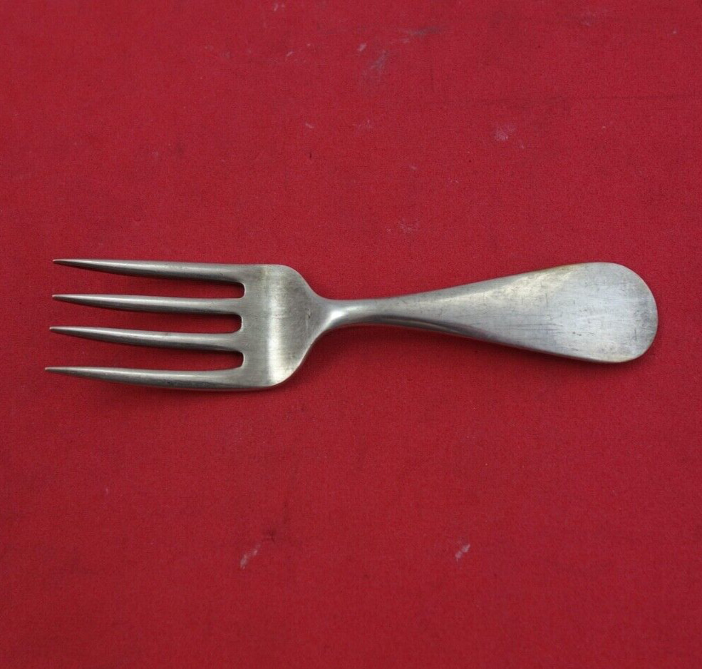 Old Maryland Plain by Kirk Sterling Silver Baby Fork 3 3/4″