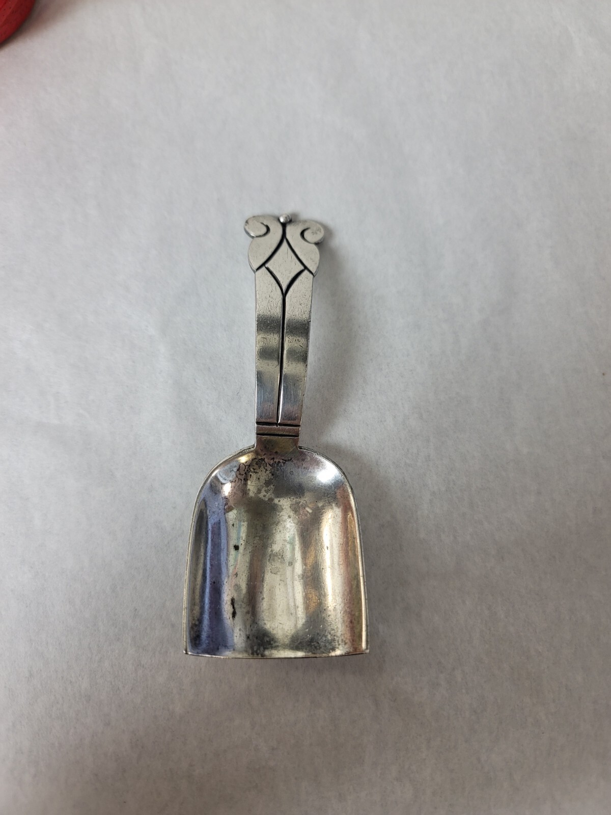 Early William Spratling Sterling 940 Tea Caddy Spoon 4 1/8″