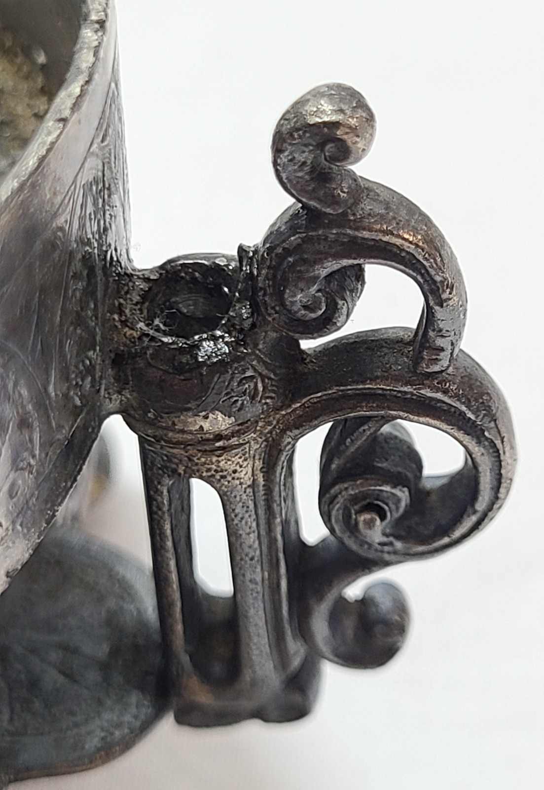 Pickle Castor Silverplate Frame Holder Antique 1875 – 1915