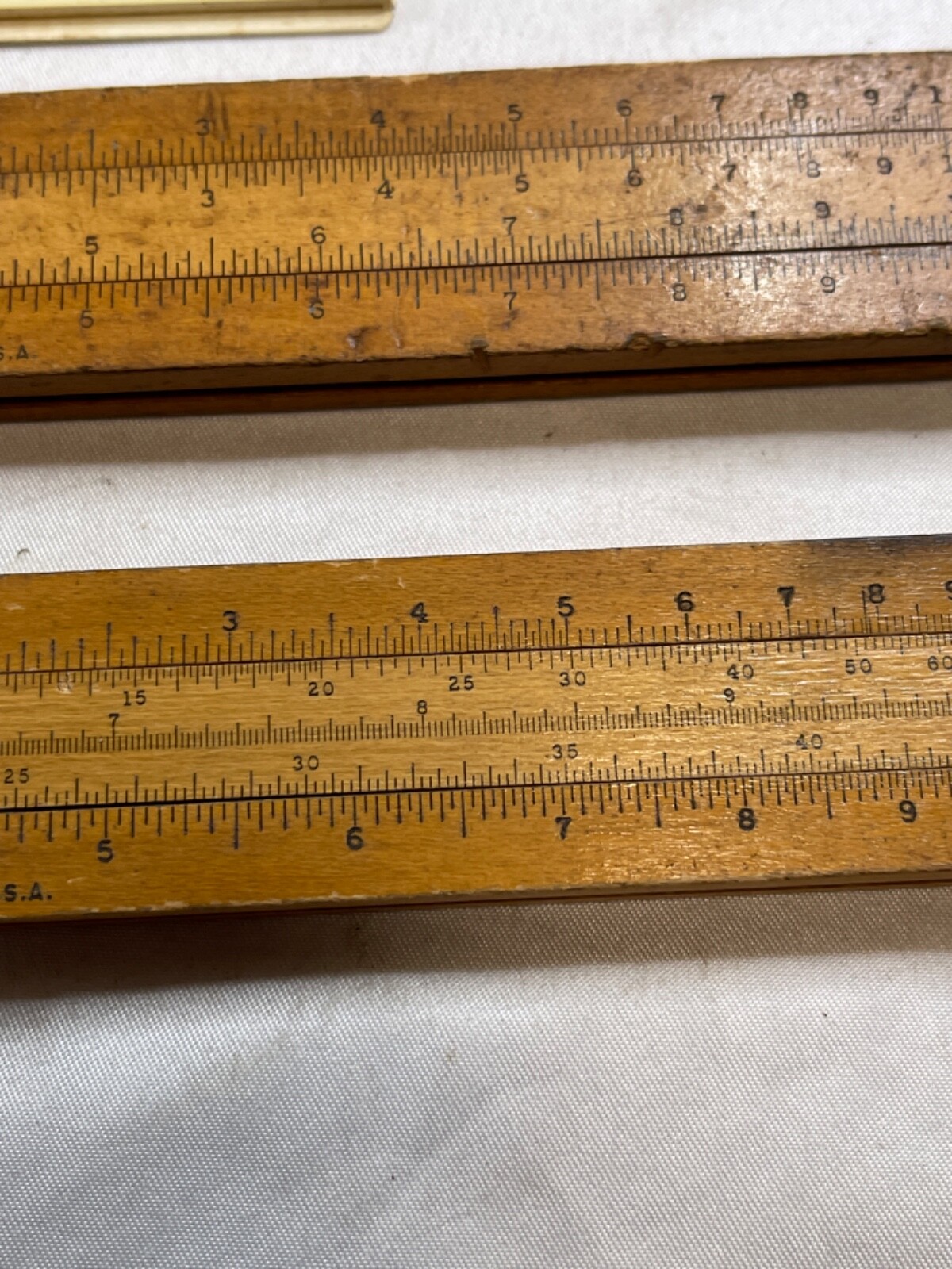 Vintage 1920s K & E Beginners Slide Rule 4058c & Keuffel & Esser 4097B – 5695